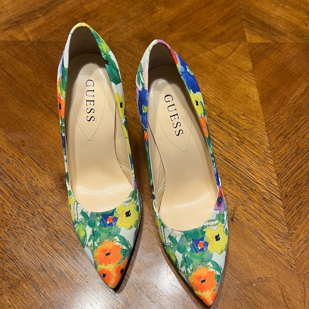 Guess Floral Heels